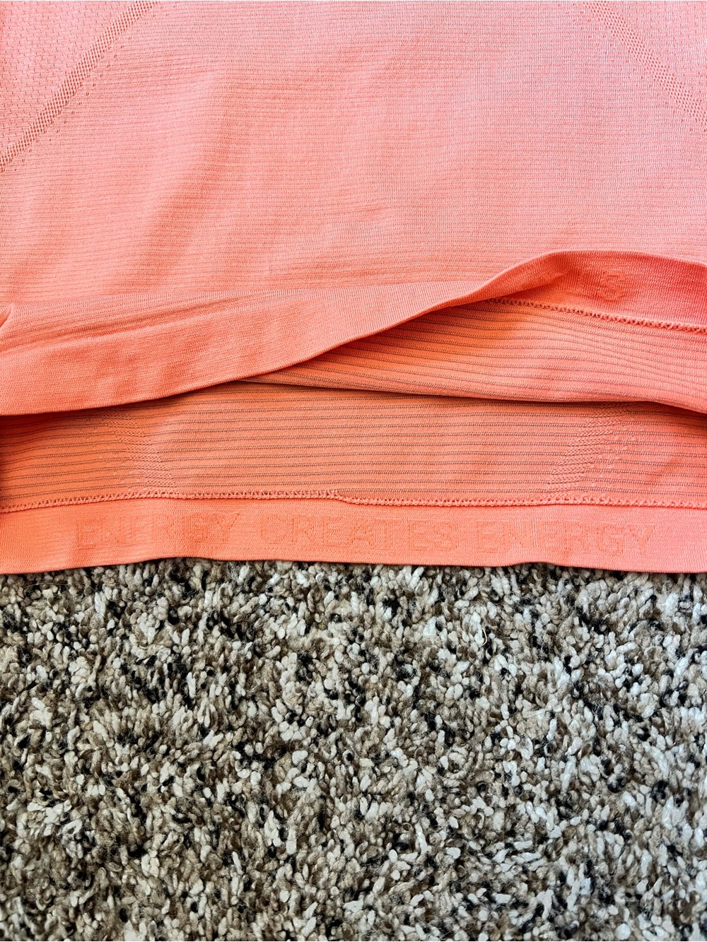 Lululemon Swiftly tech cropped short-sleeve 2.0 Coral Kiss Orange Women’s 6 - Picture 4 of 5